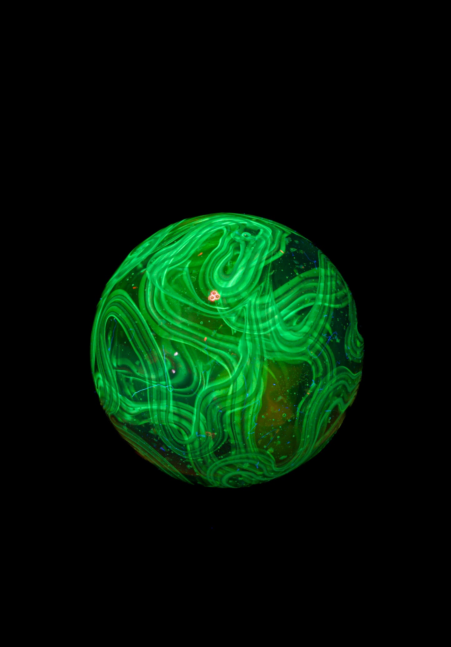 Crushed Opal UV Scribble Tech Marble (21mm) - R