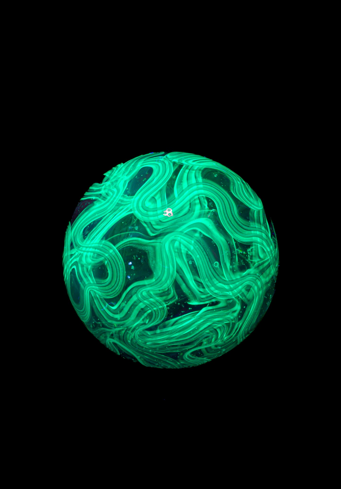 Crushed Opal UV Scribble Tech Marble (22mm) - S