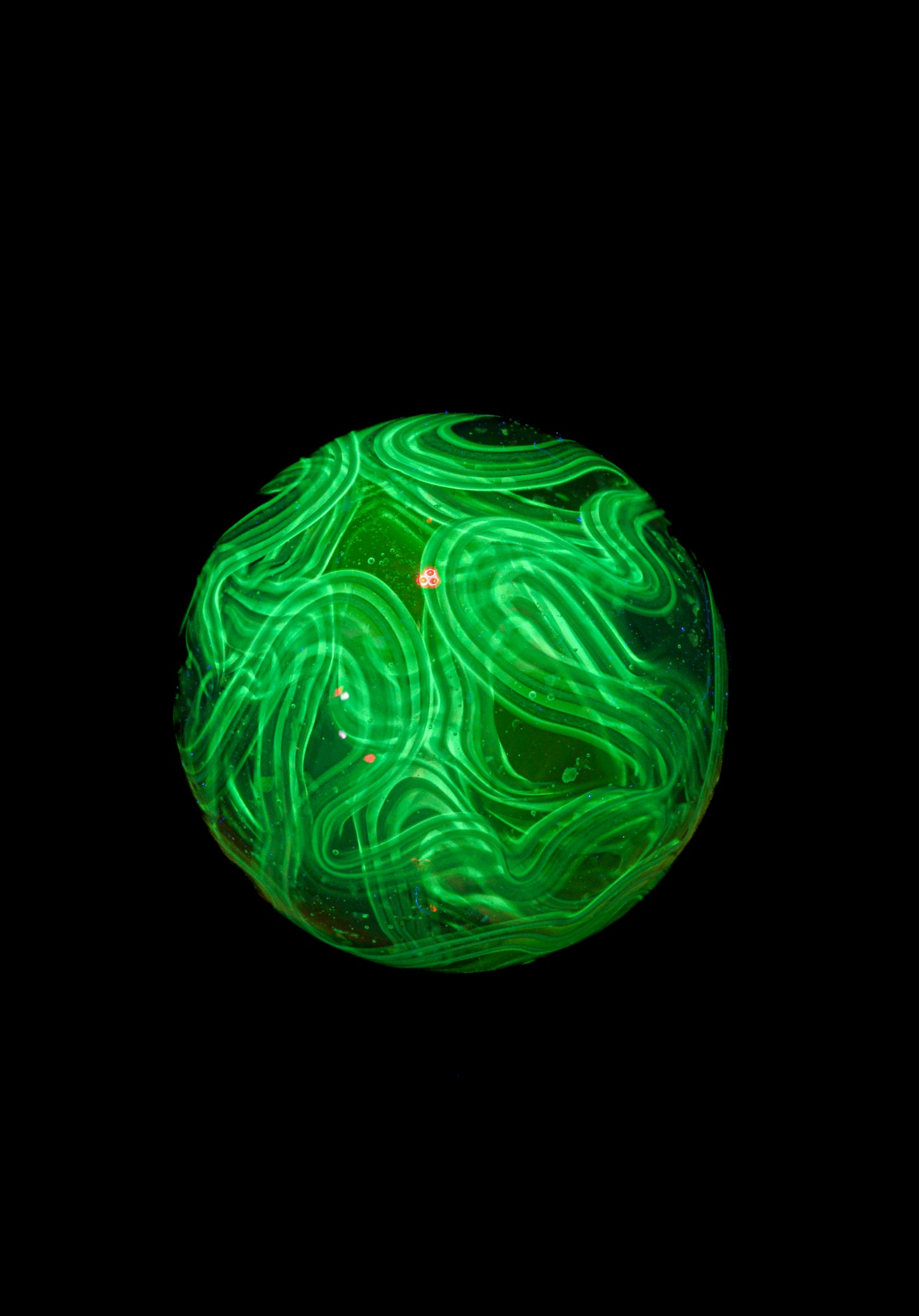 Crushed Opal UV Scribble Tech Marble (22mm) - T