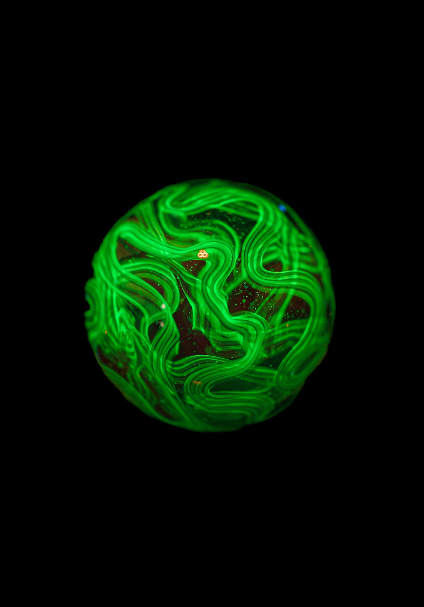 Crushed Opal UV Scribble Tech Marble (22mm) - W