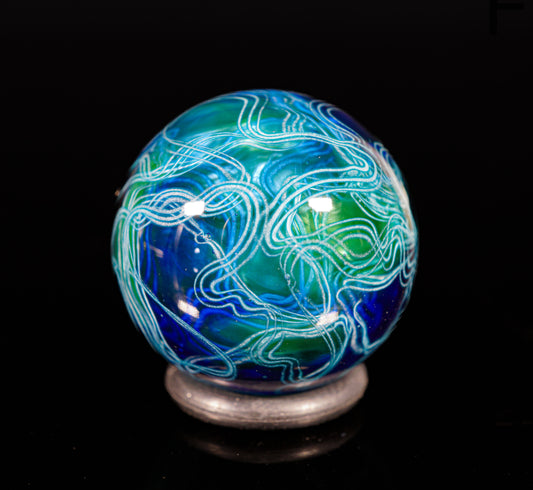 Neptunium UV Scribble Tech Marble (24mm)