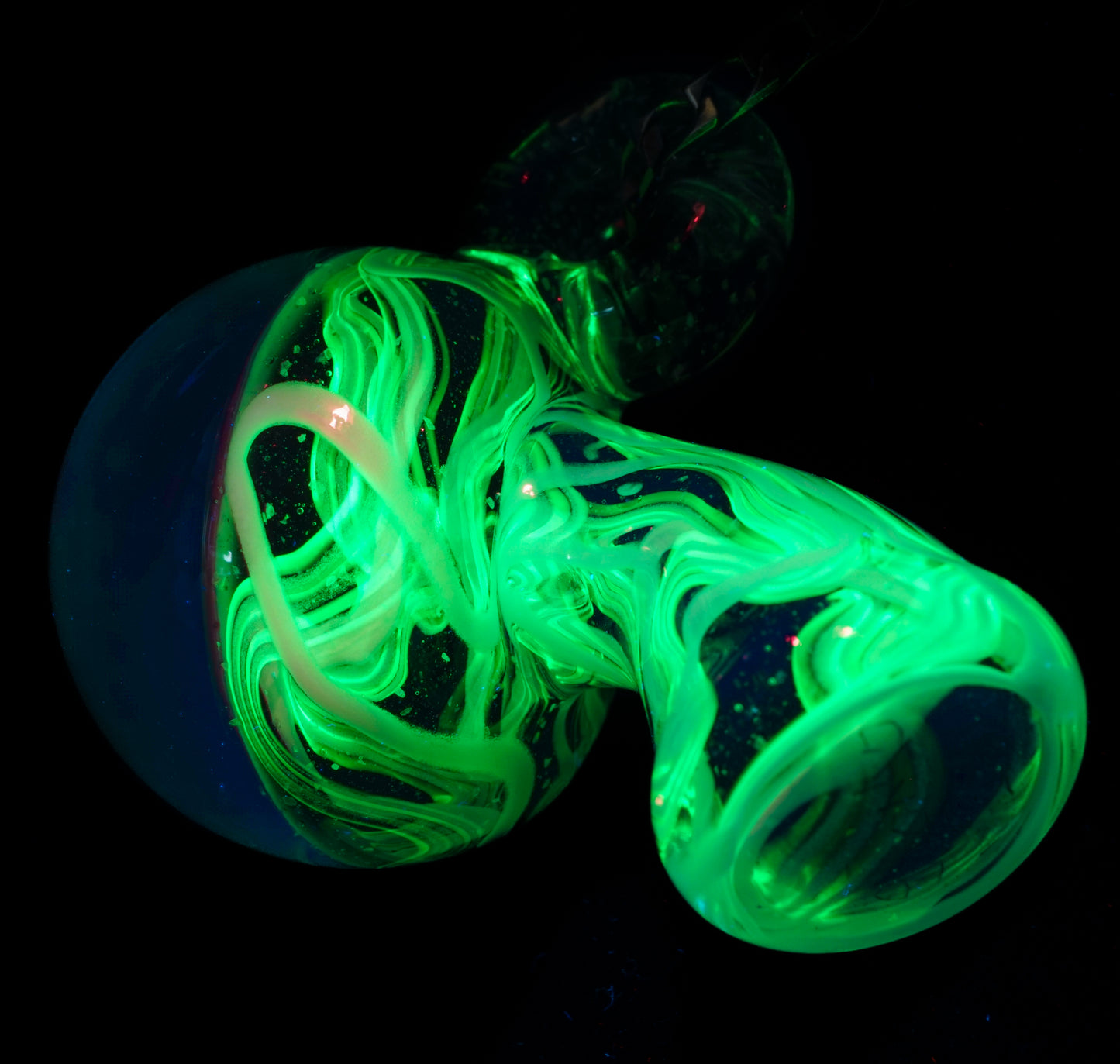 Opal UV Scribble Mushroom Pendant (B)