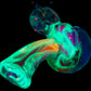 Opal UV Scribble Mushroom Pendant (C)