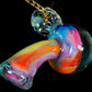 Opal UV Scribble Mushroom Pendant (C)