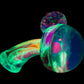 Opal UV Scribble Mushroom Pendant (C)