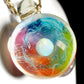 Opal UV Scribble Mushroom Pendant (C)