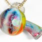 Opal UV Scribble Mushroom Pendant (C)