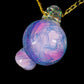 Crushed Opal UV Scribble Mushroom Pendant (B)