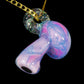 Crushed Opal UV Scribble Mushroom Pendant (B)