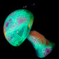 Crushed Opal UV Scribble Mushroom Pendant (F)