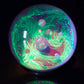Multi-Opal Cluster UV Scribble Tech Large Marble (43mm)