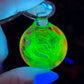 Opal UV Scribble Disk Pendant