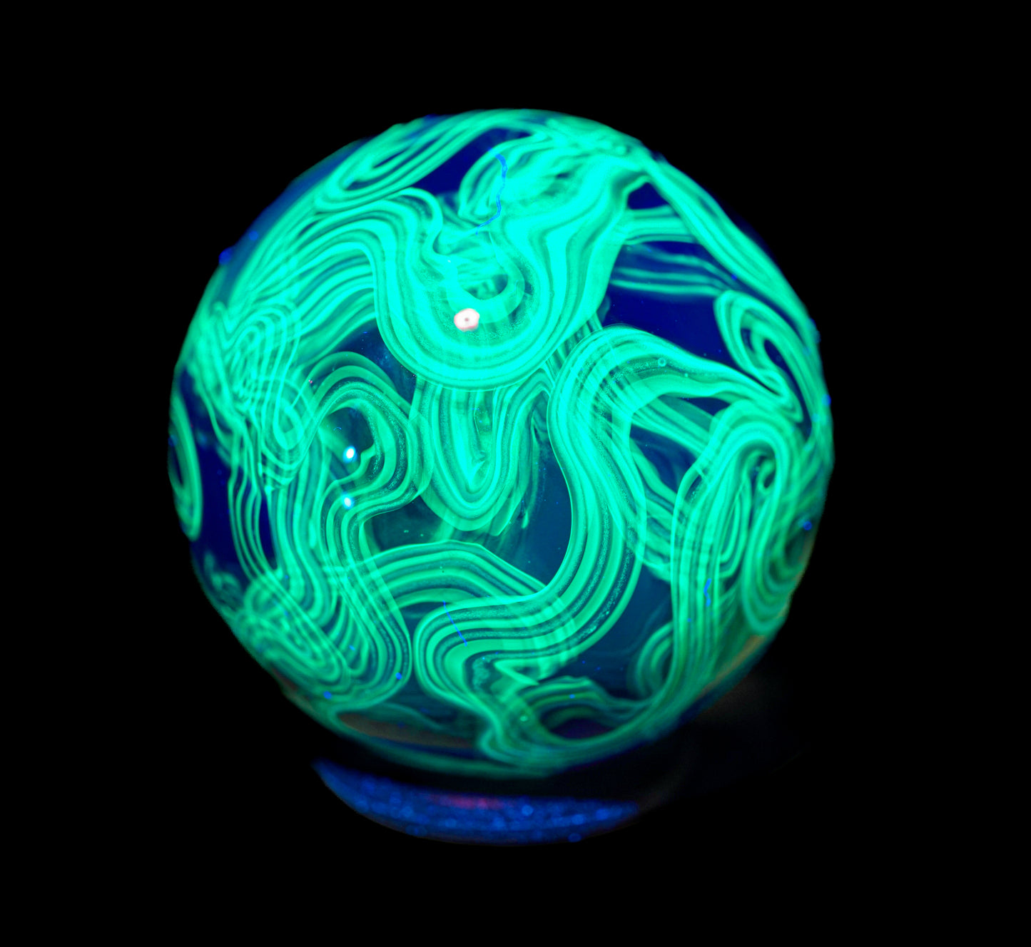 Neptunium UV Scribble Tech Opal Marble (26mm) - K