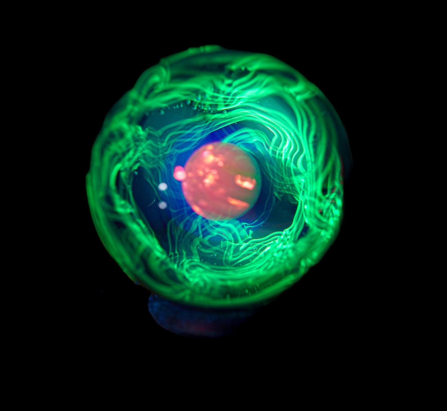 Neptunium UV Scribble Tech Opal Marble (26mm) - K