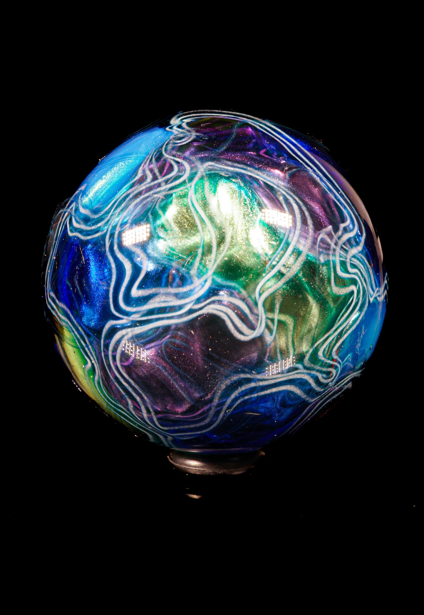 Medium UV Scribble Tech Opal Marble (26mm) - L