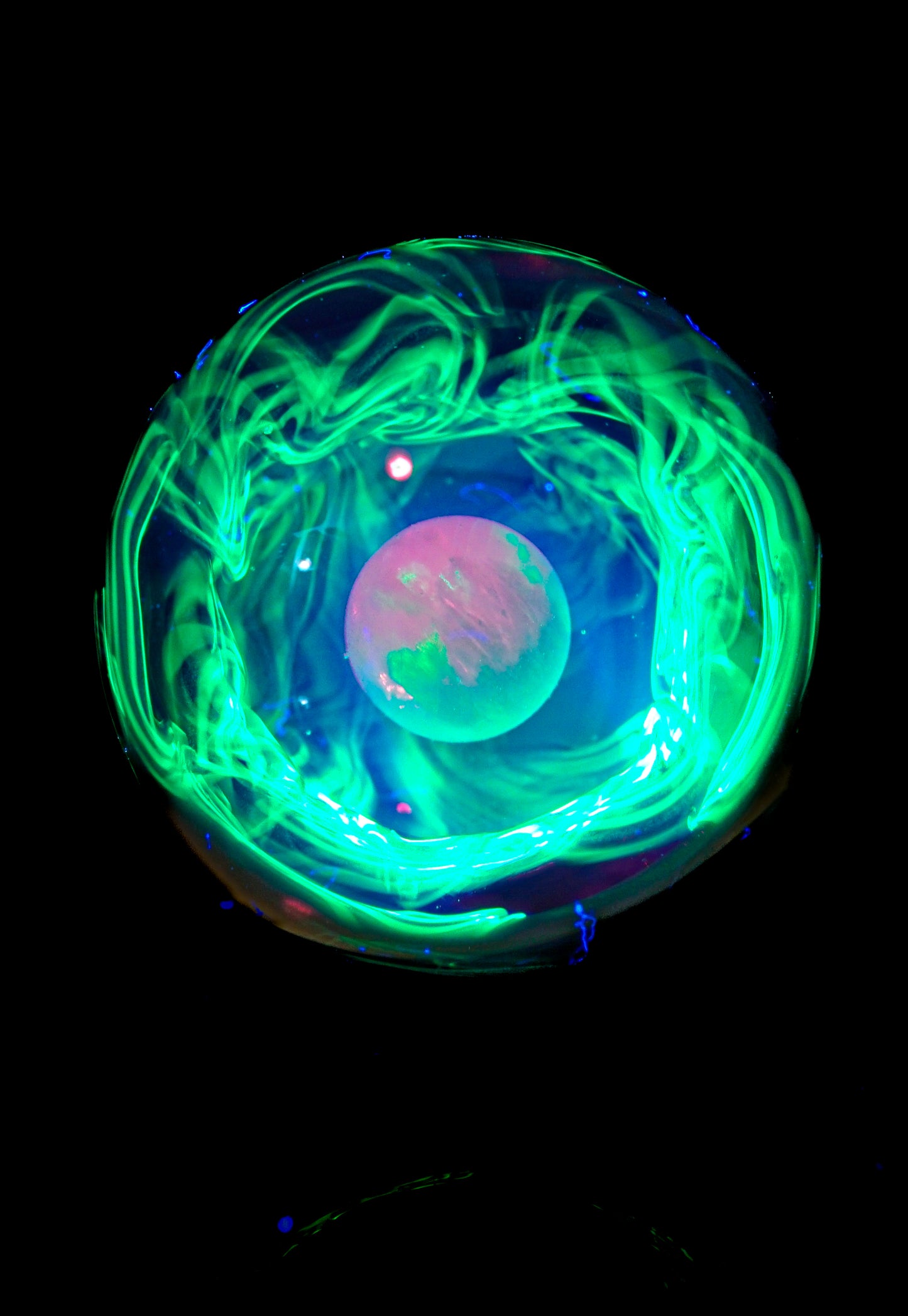 Medium UV Scribble Tech Opal Marble (26mm) - L