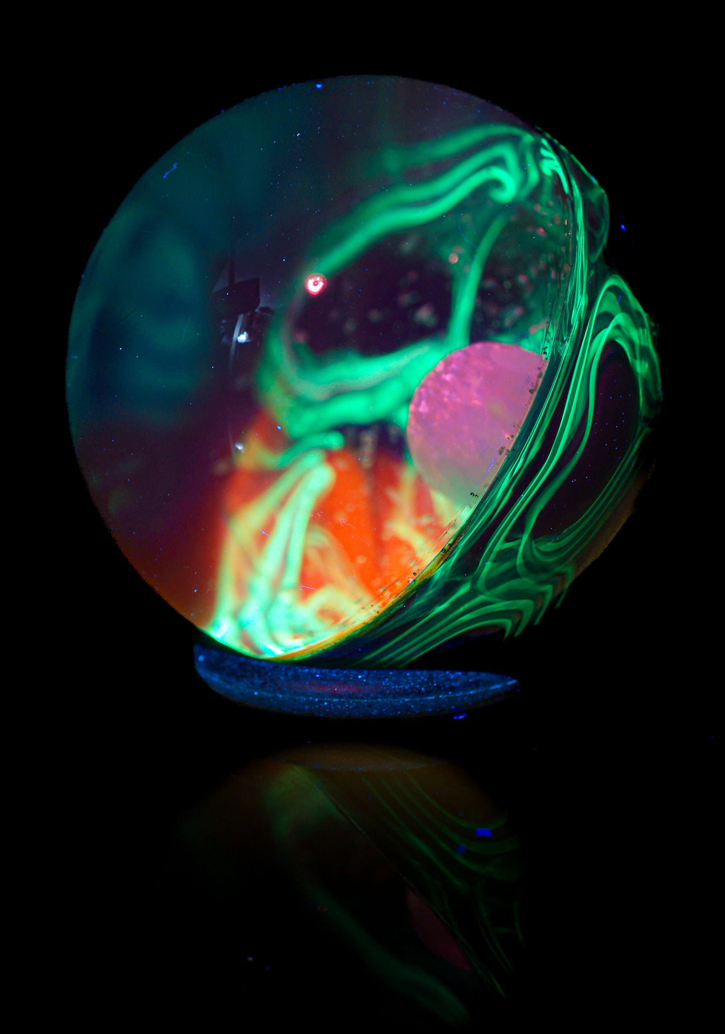 Big Opal UV Scribble Tech Marble (32mm) - N