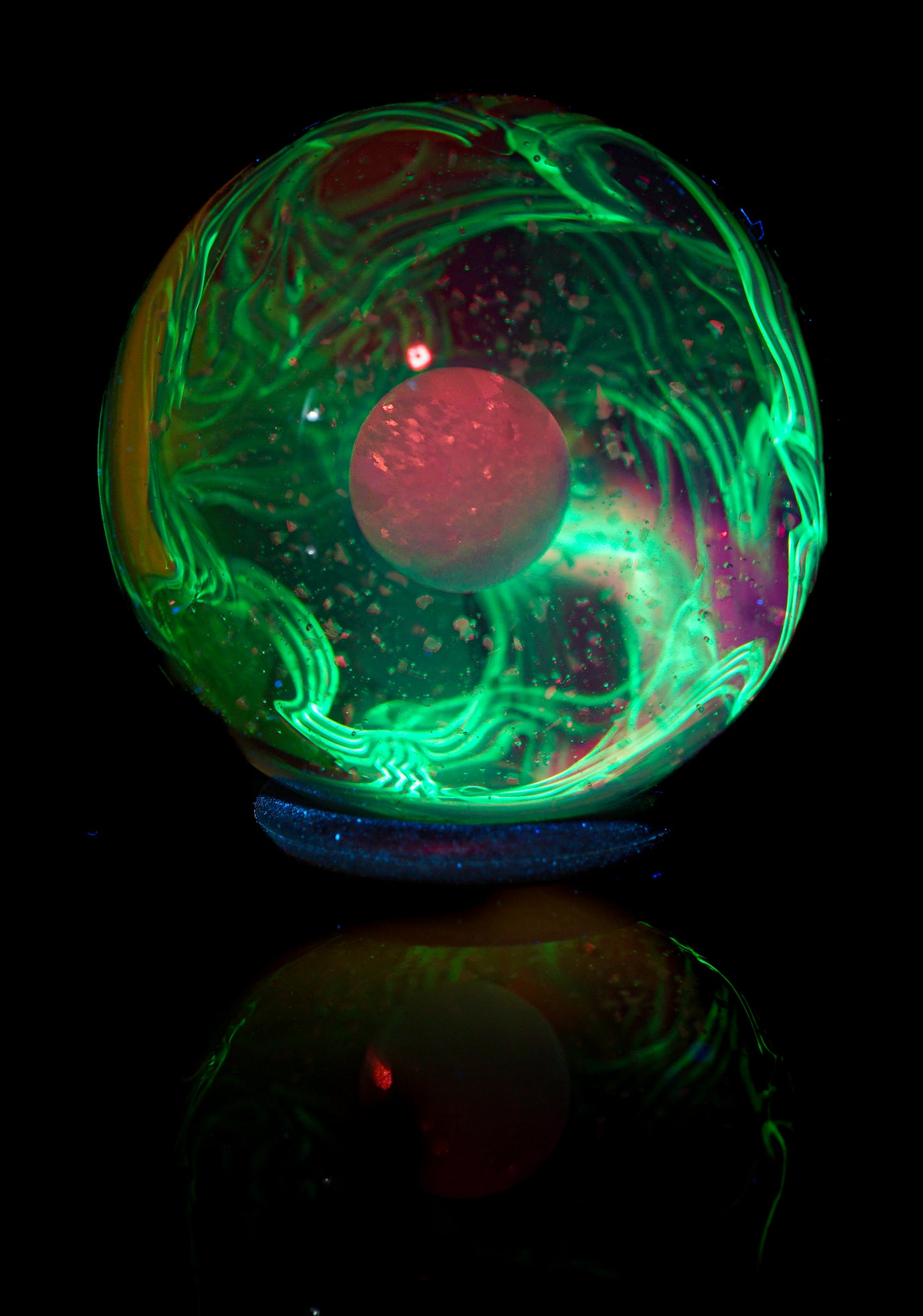 Big Opal UV Scribble Tech Marble (32mm) - N