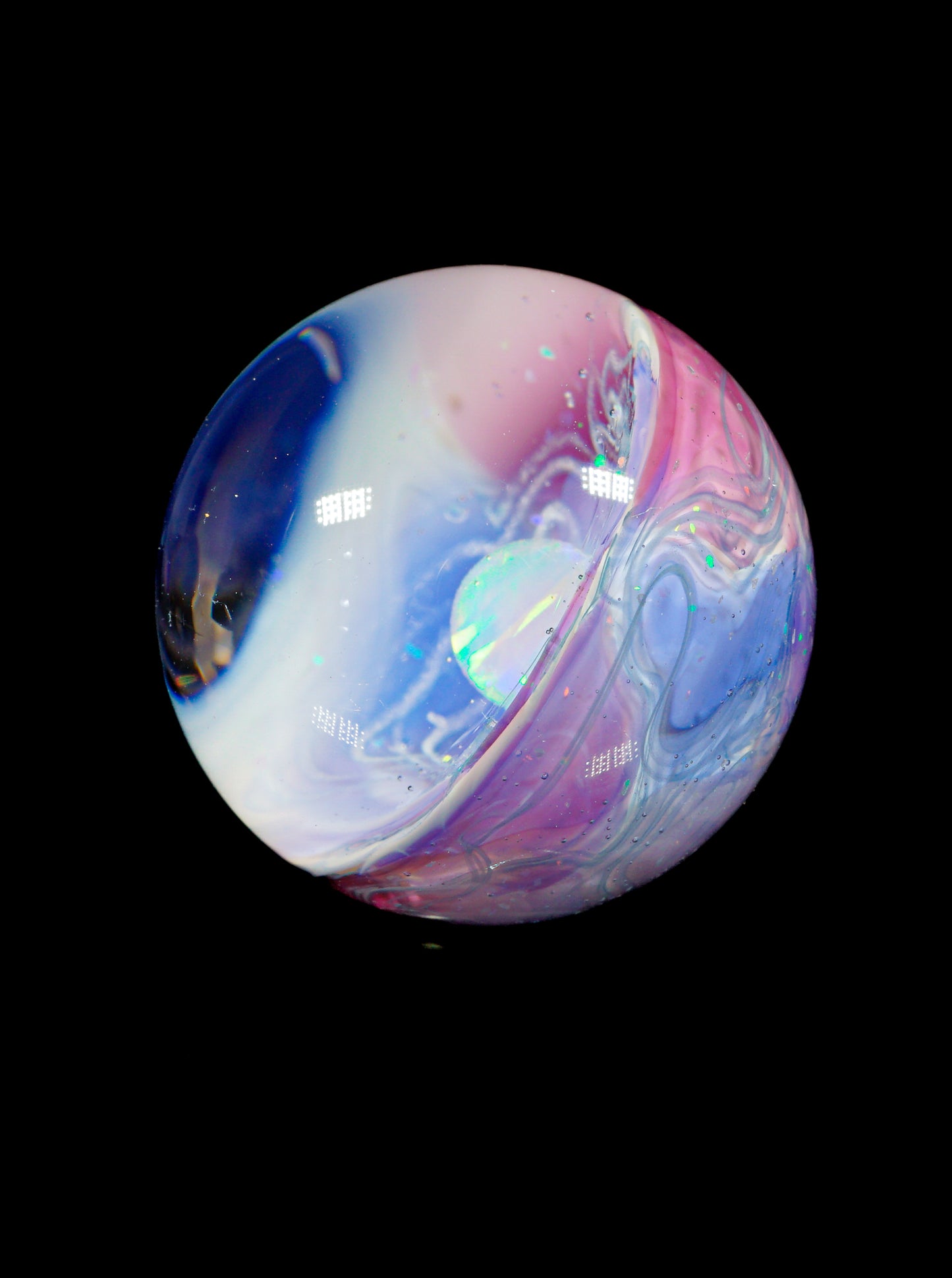 Small Opal UV Scribble Tech Marble (23mm) - G