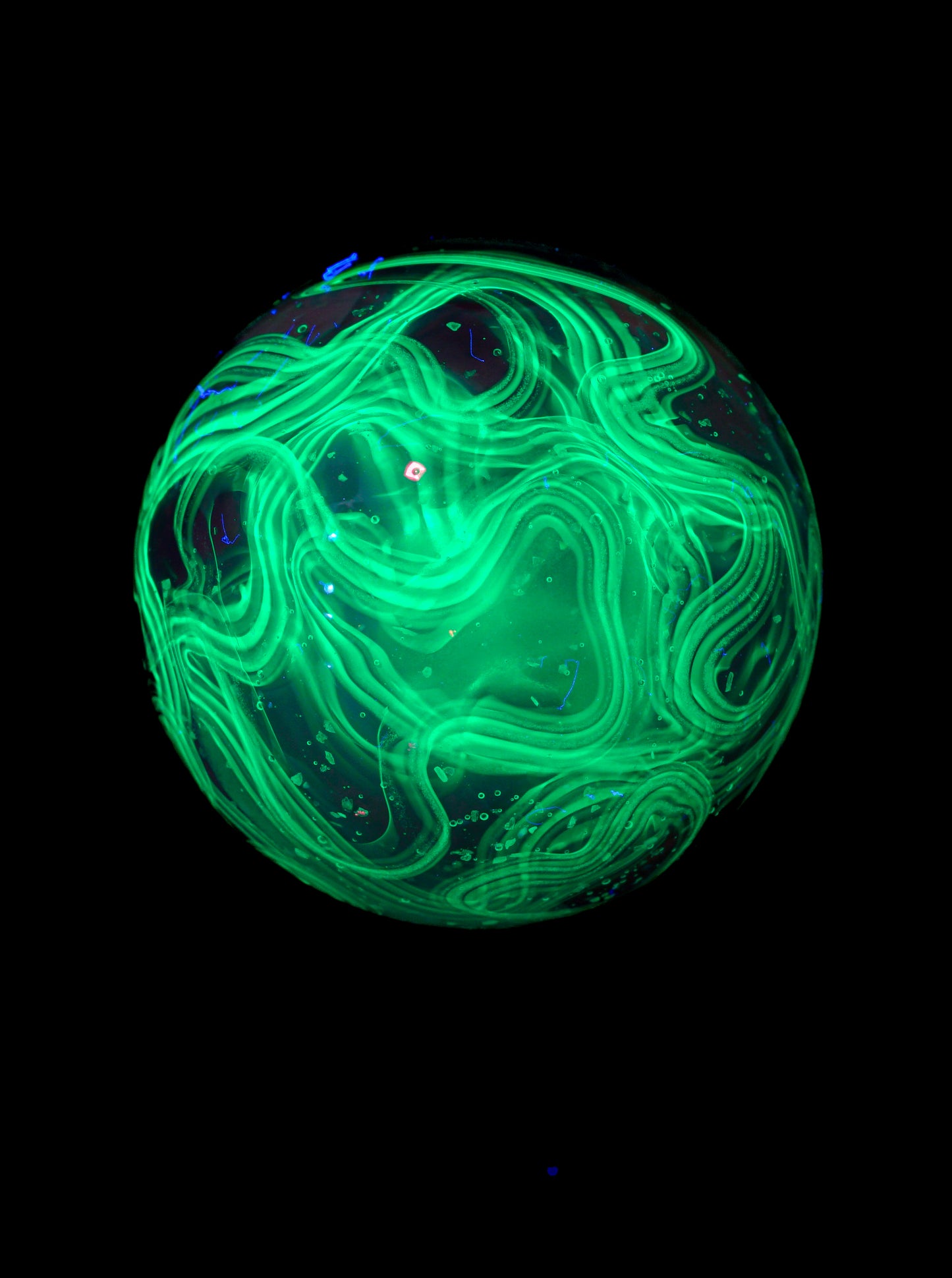 Small Opal UV Scribble Tech Marble (24mm) - H
