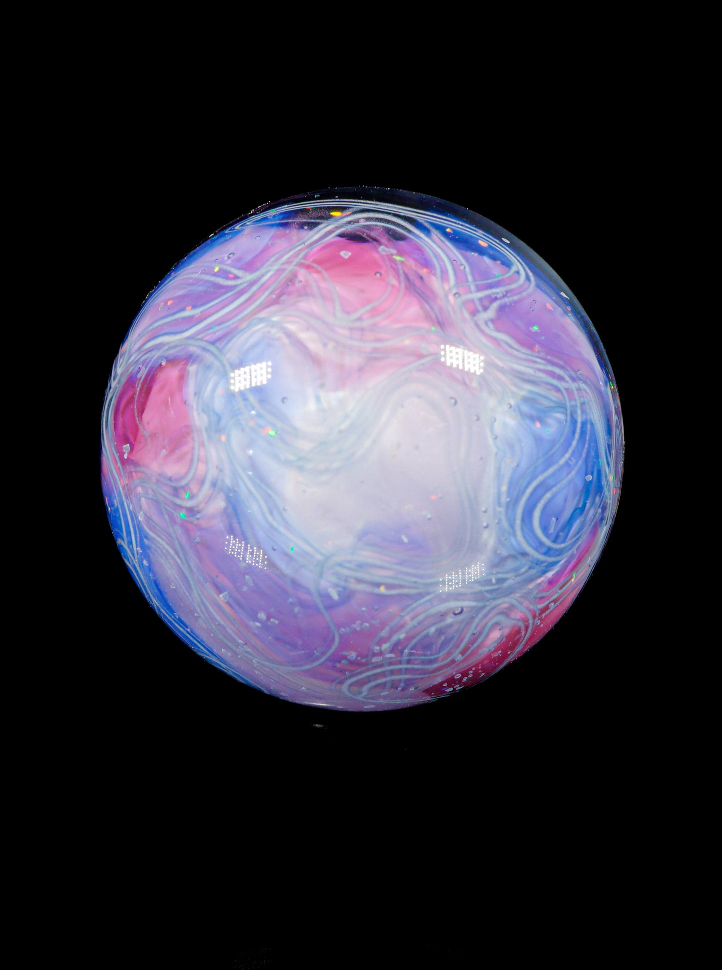 Small Opal UV Scribble Tech Marble (24mm) - H