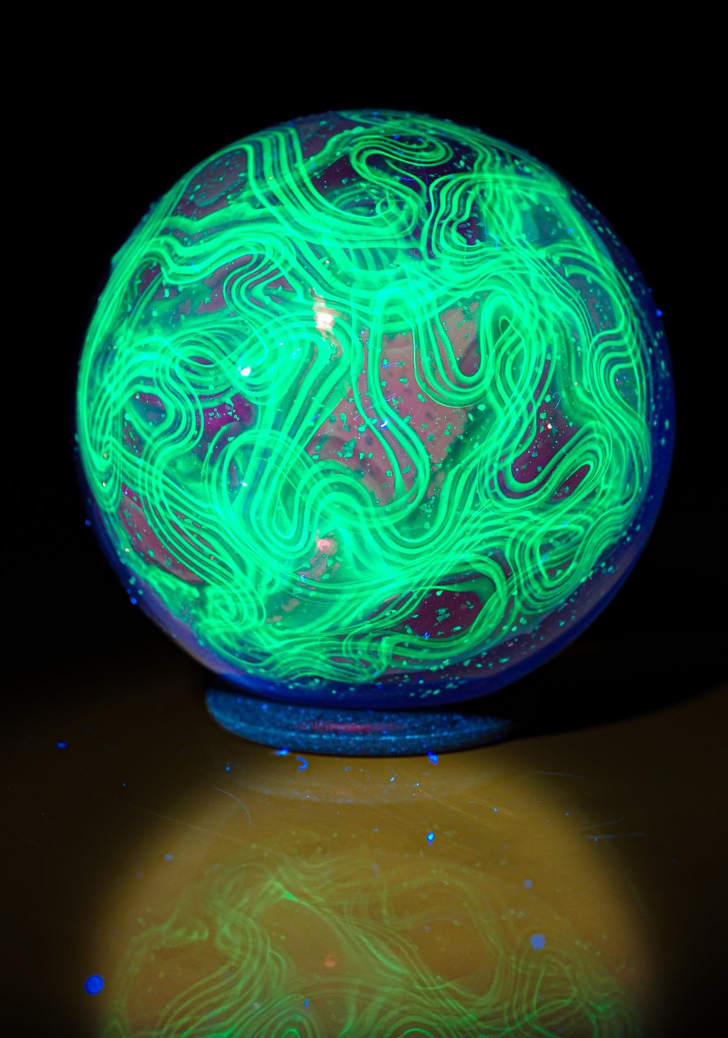 Big Opal UV Scribble Tech Marble (34mm) - M