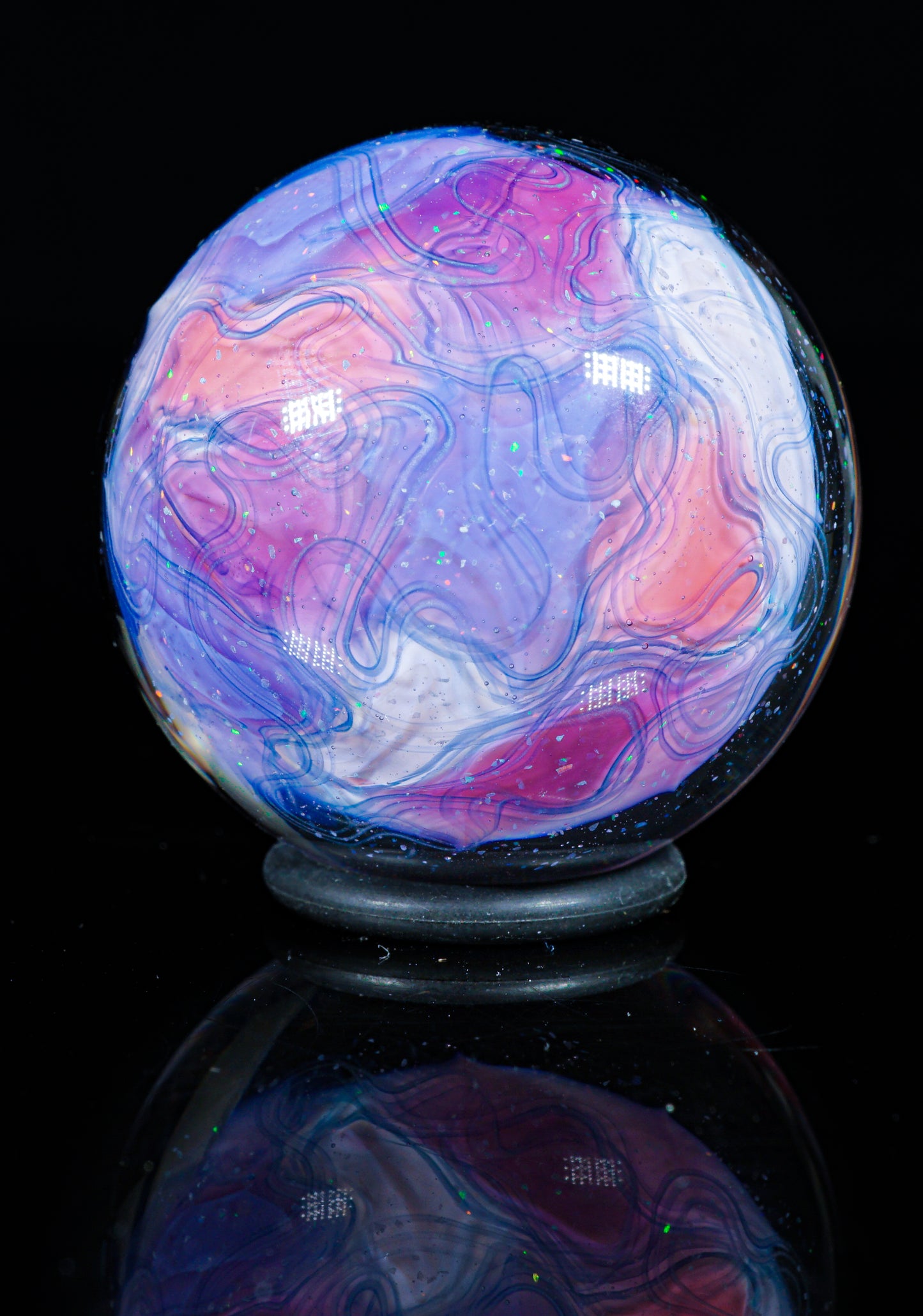 Big Opal UV Scribble Tech Marble (34mm) - M