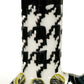Black and White Houndstooth Session Tube