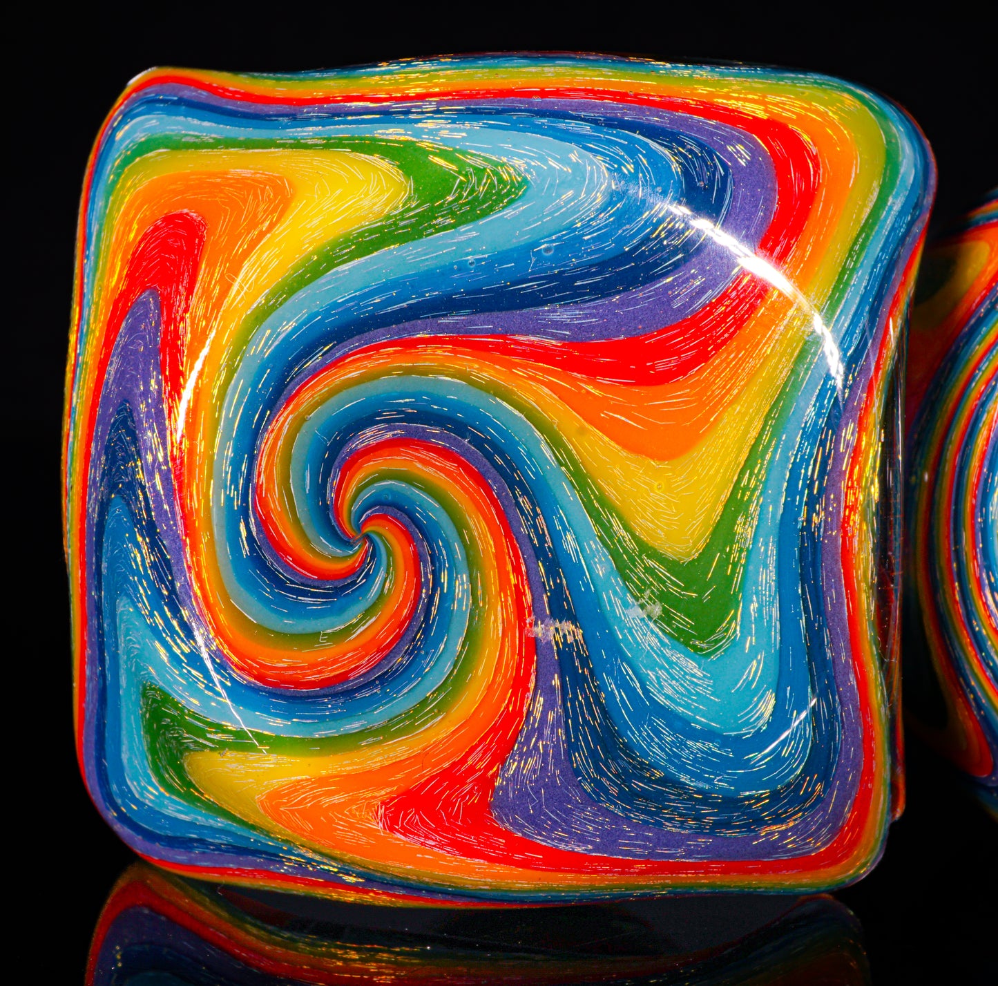 Blue Dichro Rainbow Wigwag Hammer