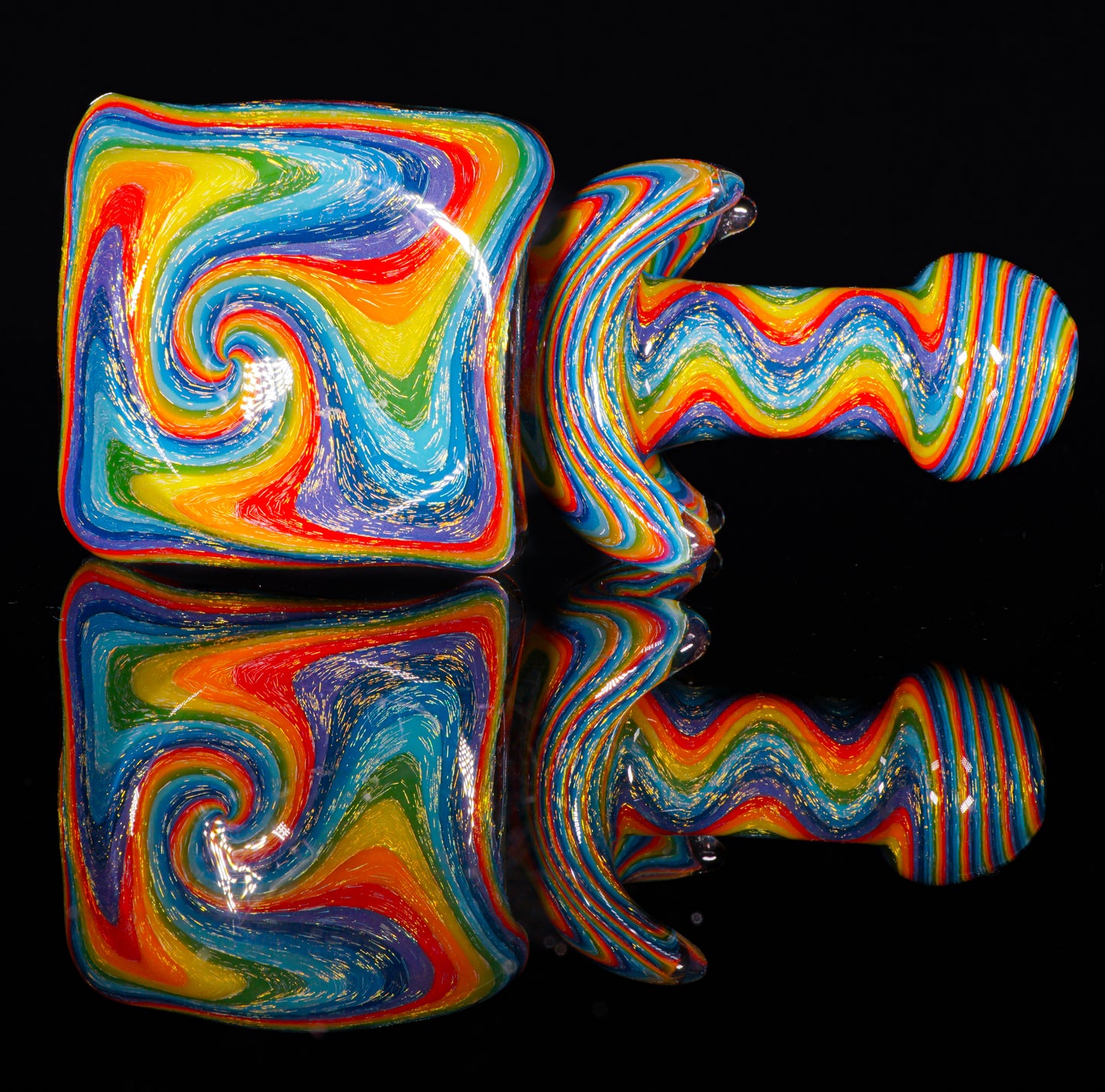 Blue Dichro Rainbow Wigwag Hammer