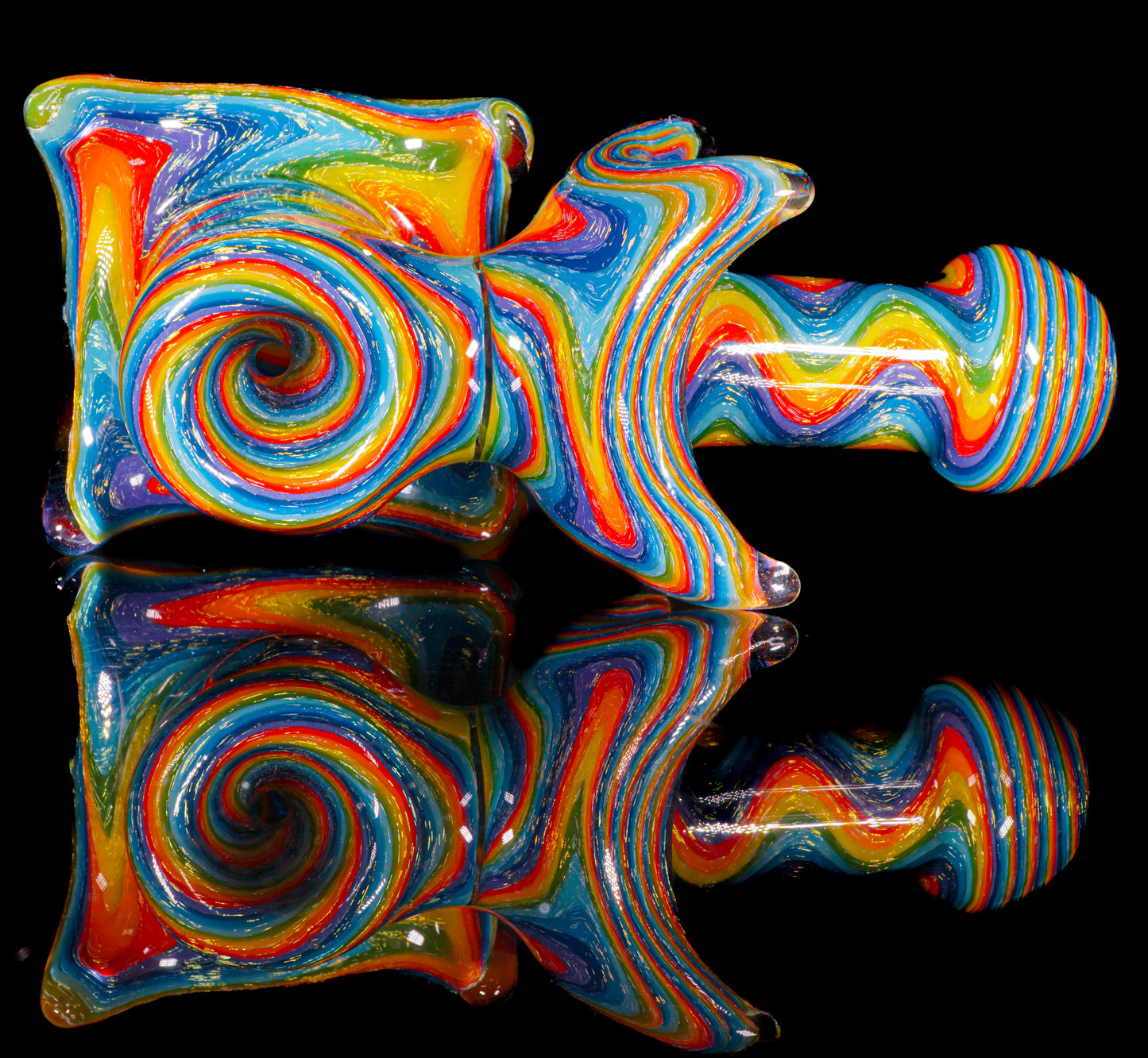 Blue Dichro Rainbow Wigwag Hammer