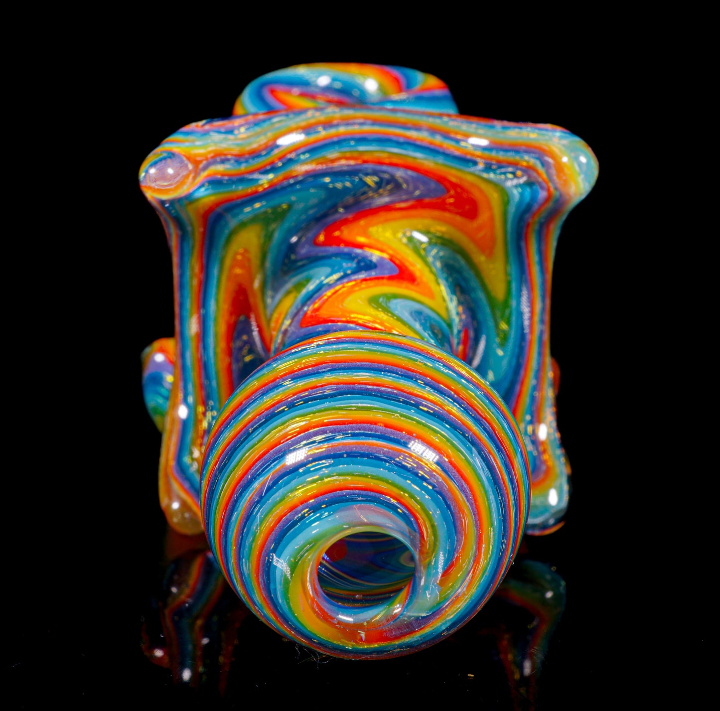 Blue Dichro Rainbow Wigwag Hammer