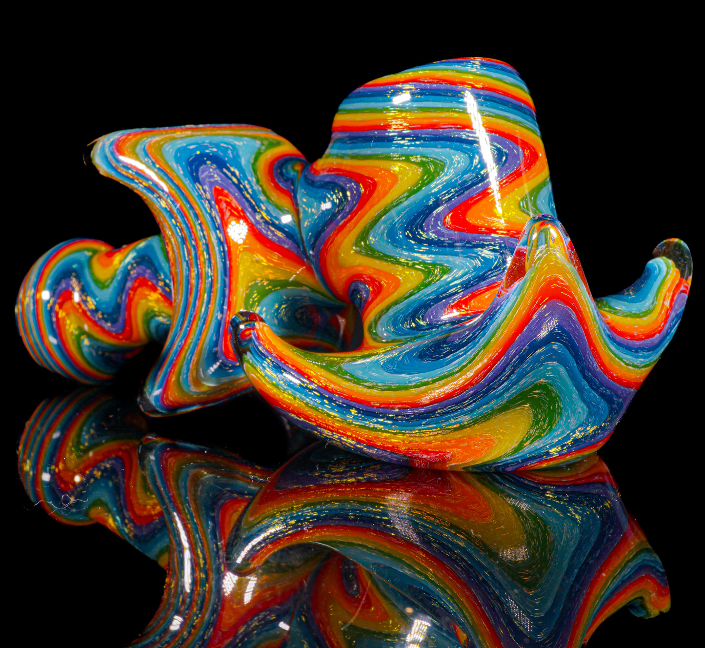 Blue Dichro Rainbow Wigwag Hammer