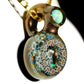 Electrum Crushed Opal Milli Mini Pendant