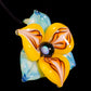 Yellow Trillium Flower Pendant