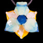 Yellow Trillium Flower Pendant