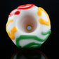Rasta Drizzle Donut 18mm Slide