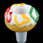 Rasta Drizzle Donut 18mm Slide