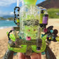 Sunset Slyme and Lost City Balloon Perc Alien Bio Mech Rig with Crushed Opal Accents