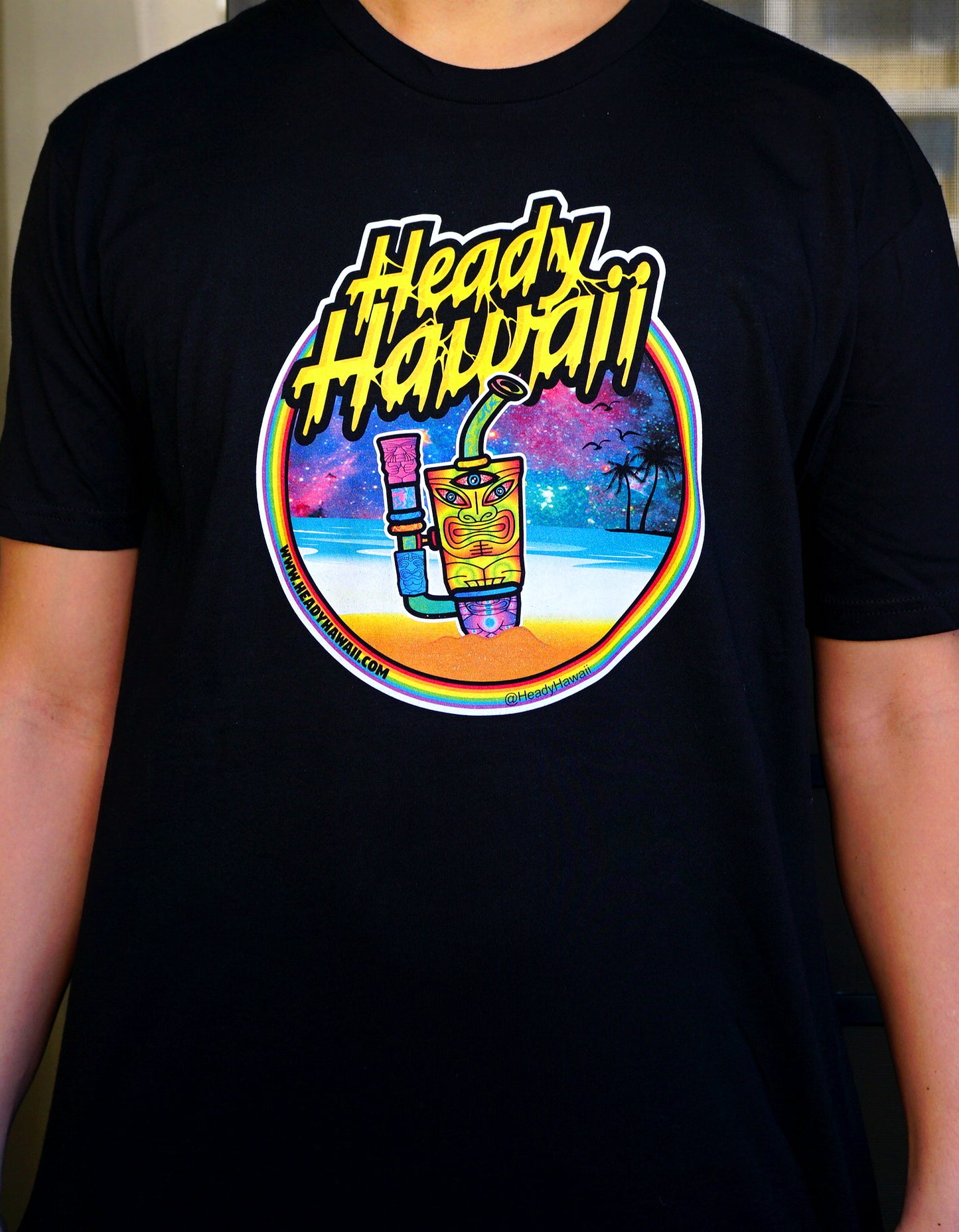 Heady Hawaii Galaxy Tiki Tshirt