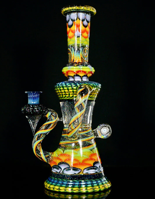 Steve Sizelove & WYG UV Dotstack Crushed Opal Bubble Trap Aztec Klein