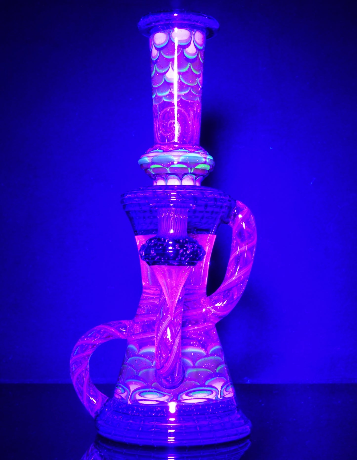 Steve Sizelove & WYG UV Dotstack Crushed Opal Bubble Trap Aztec Klein