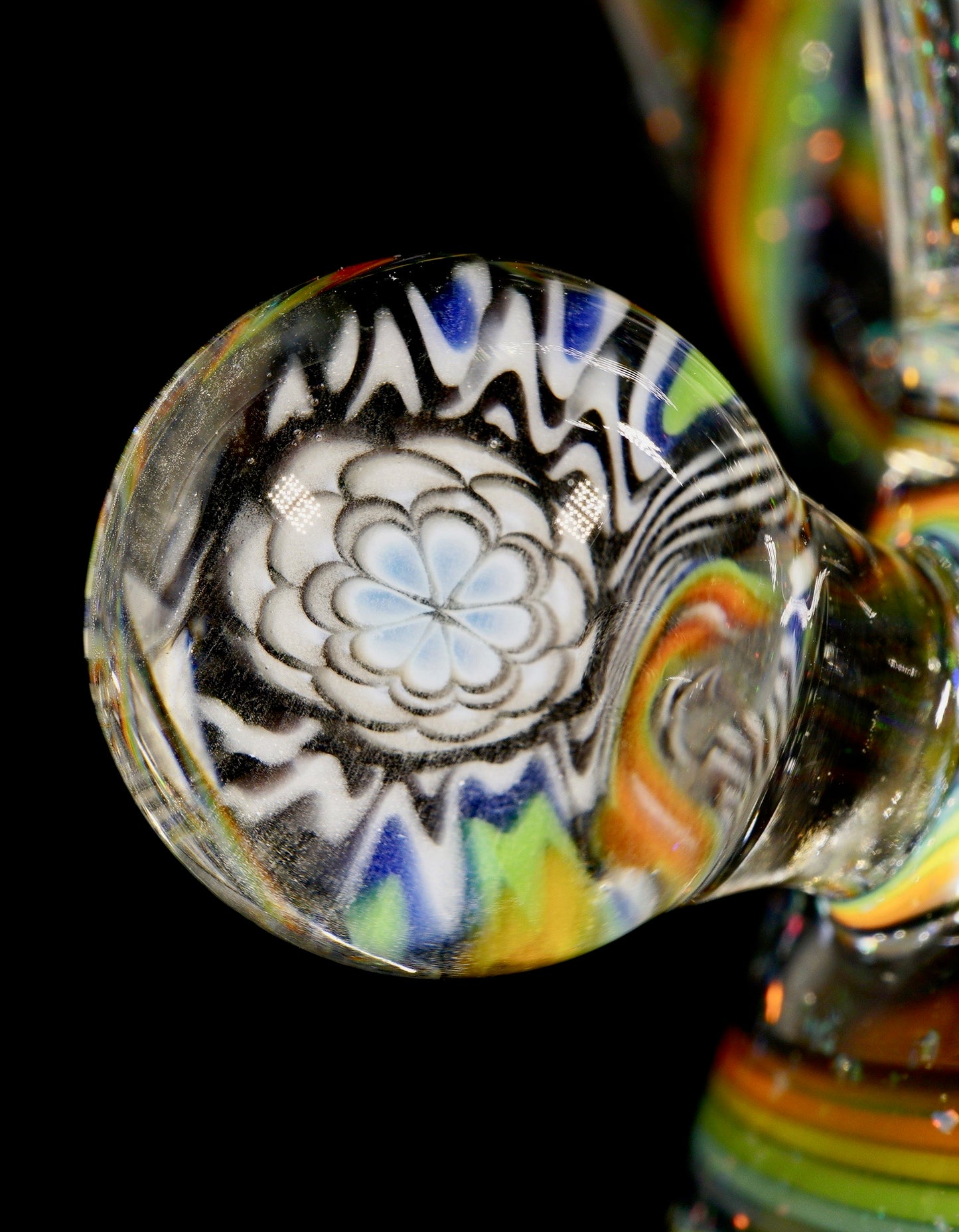 Steve Sizelove & WYG UV Dotstack Crushed Opal Bubble Trap Aztec Klein