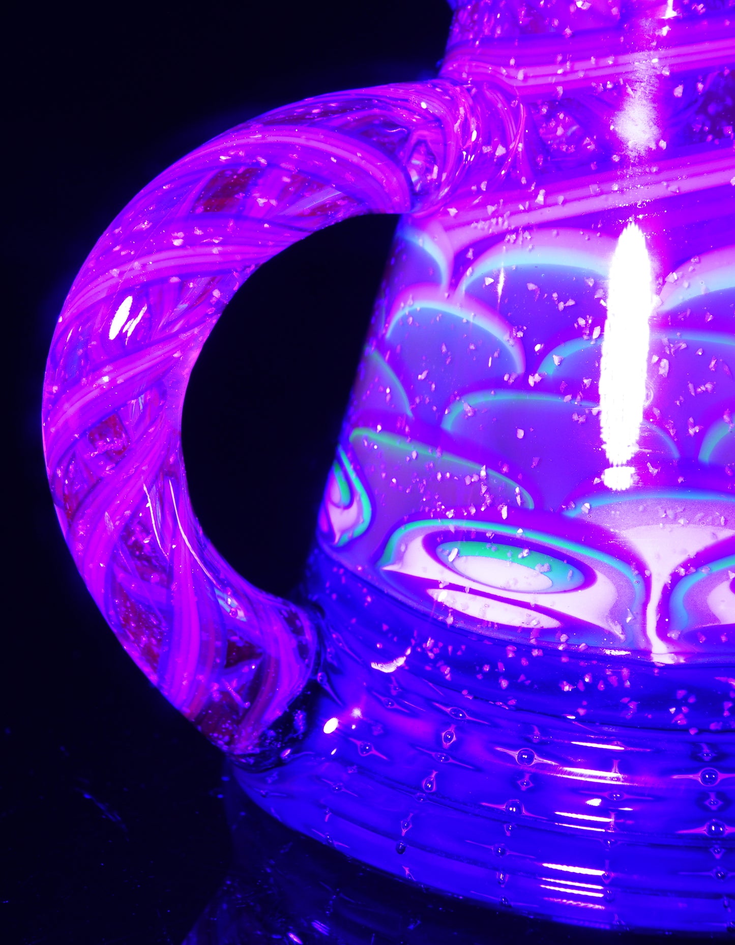 Steve Sizelove & WYG UV Dotstack Crushed Opal Bubble Trap Aztec Klein