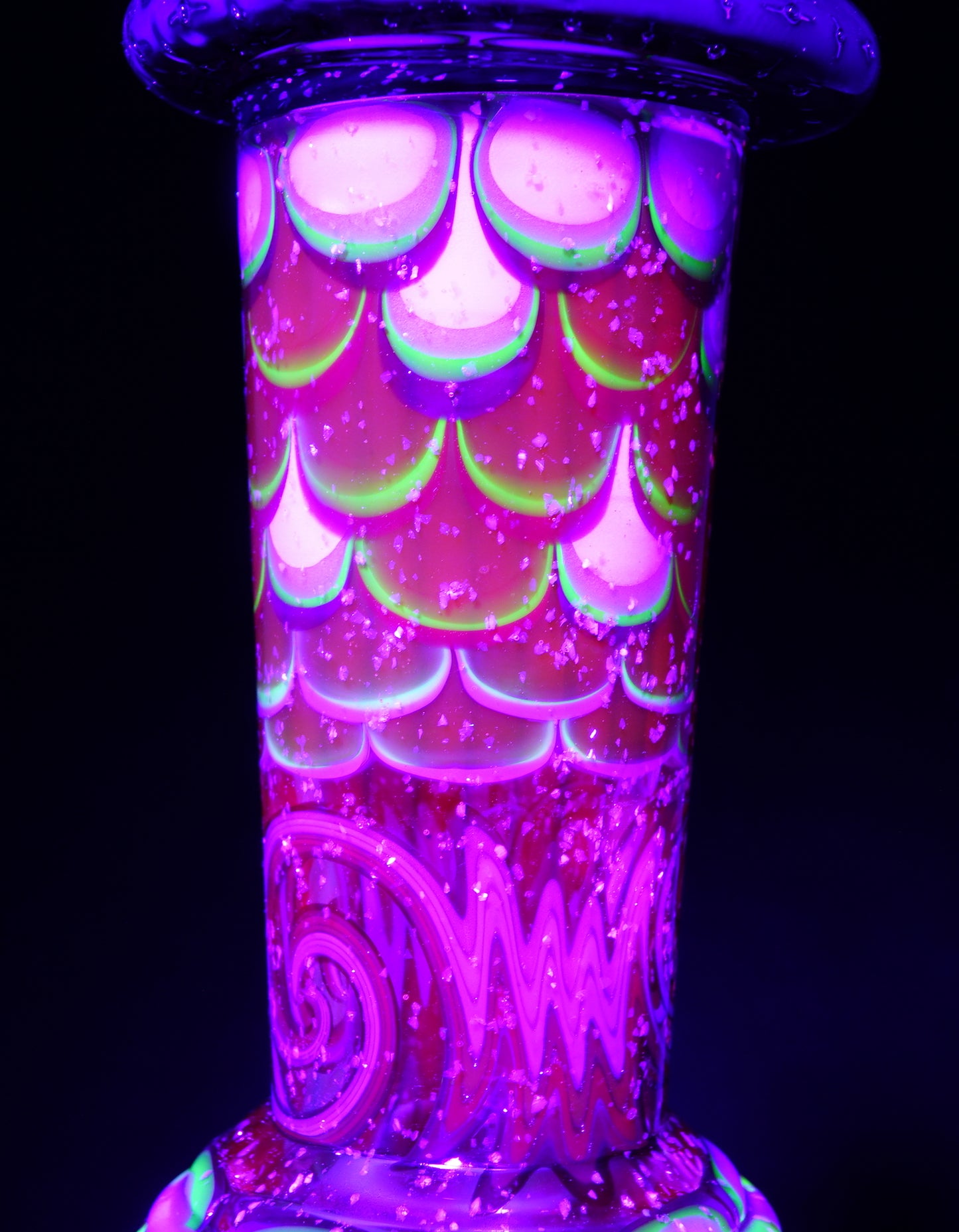 Steve Sizelove & WYG UV Dotstack Crushed Opal Bubble Trap Aztec Klein