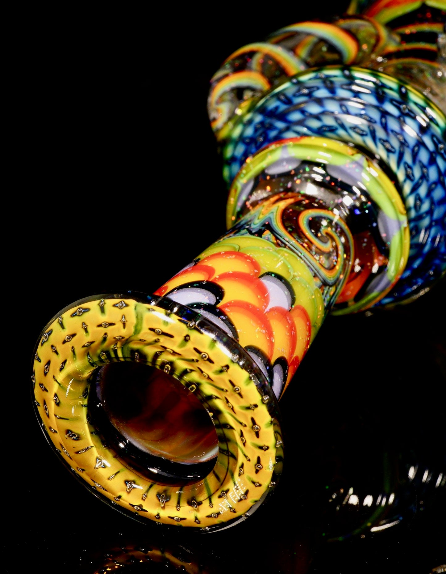 Steve Sizelove & WYG UV Dotstack Crushed Opal Bubble Trap Aztec Klein