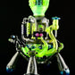 Sunset Slyme and Lost City Balloon Perc Alien Bio Mech Rig with Crushed Opal Accents