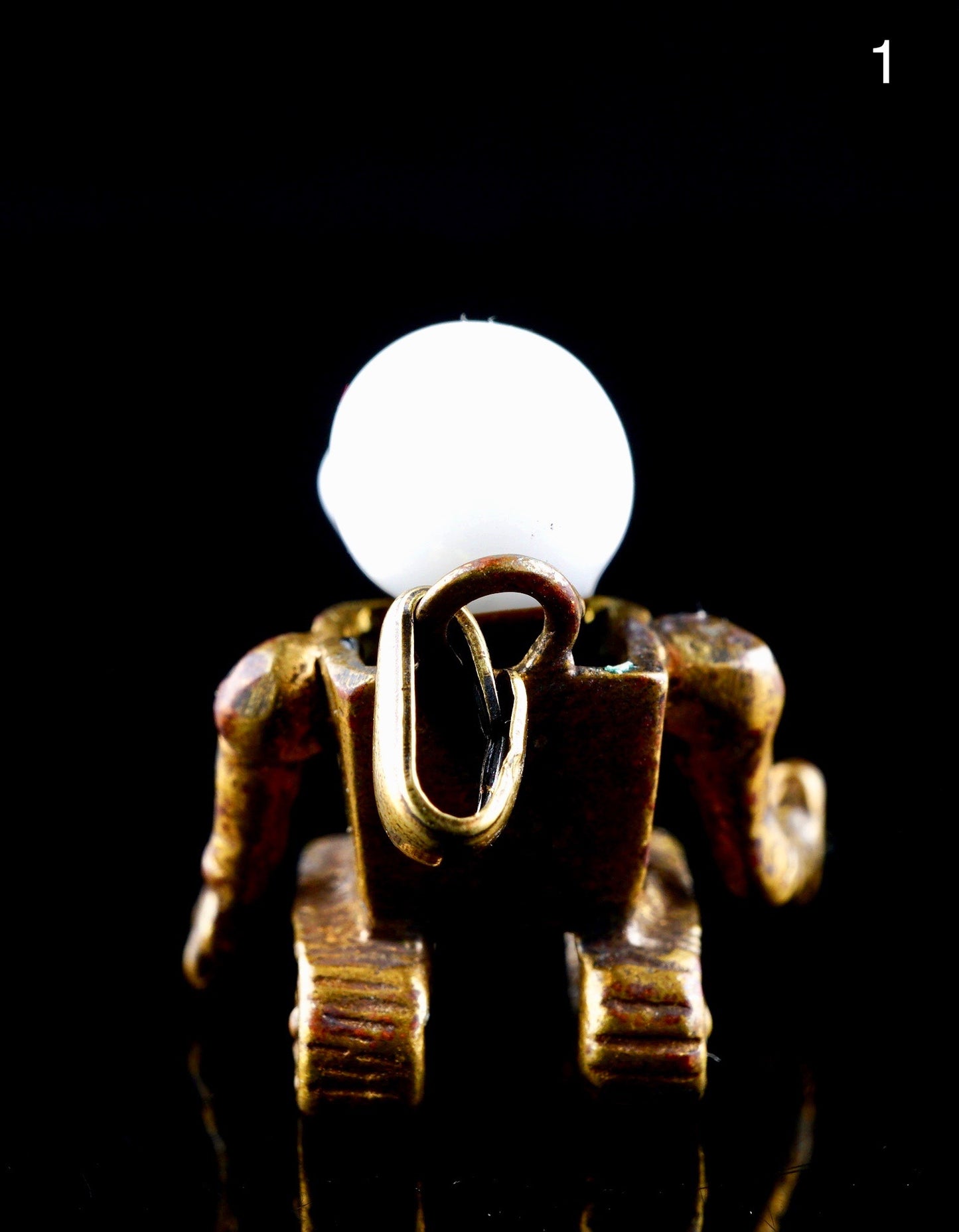 Small Skull Bot Pendant