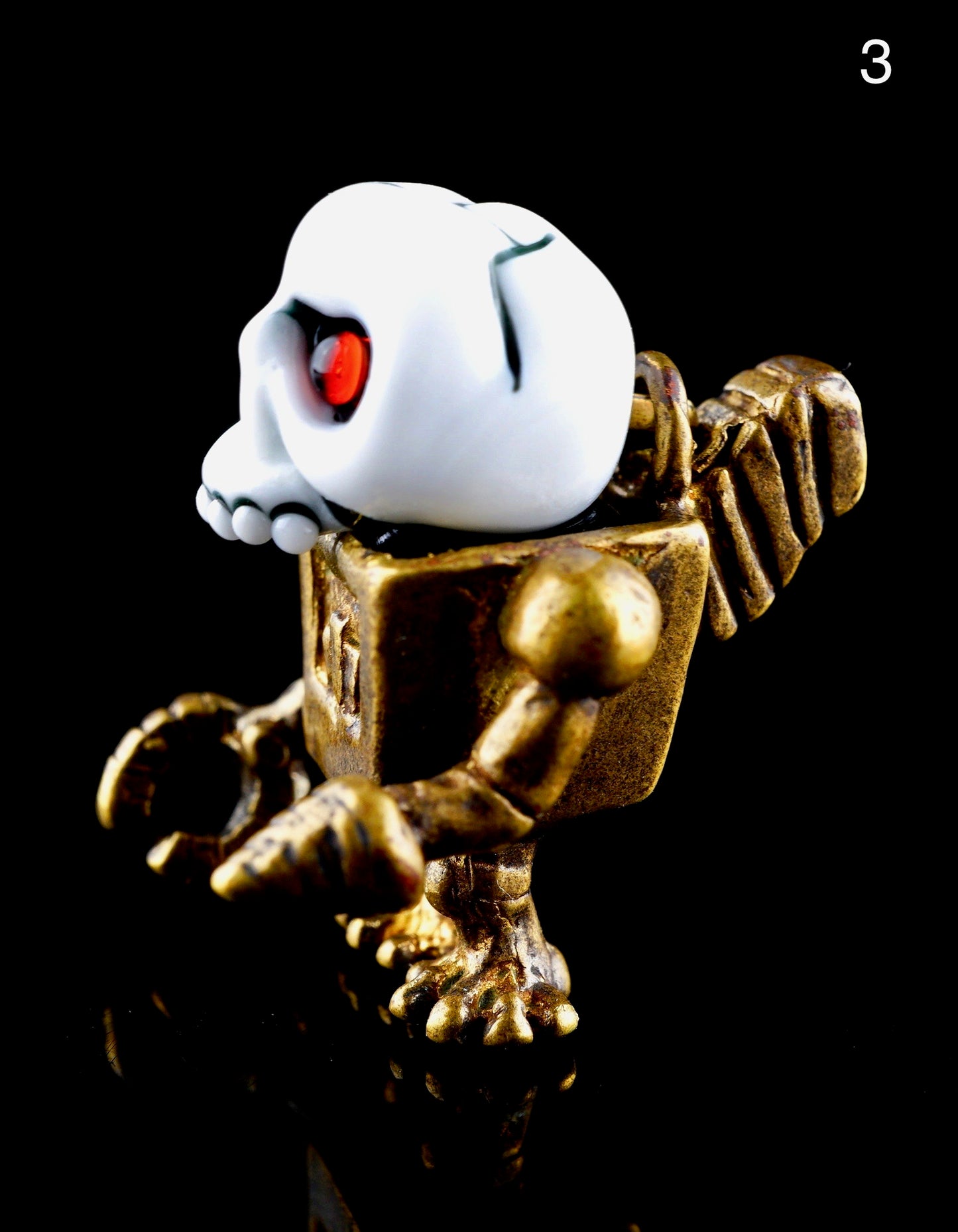 Small Skull Bot Pendant