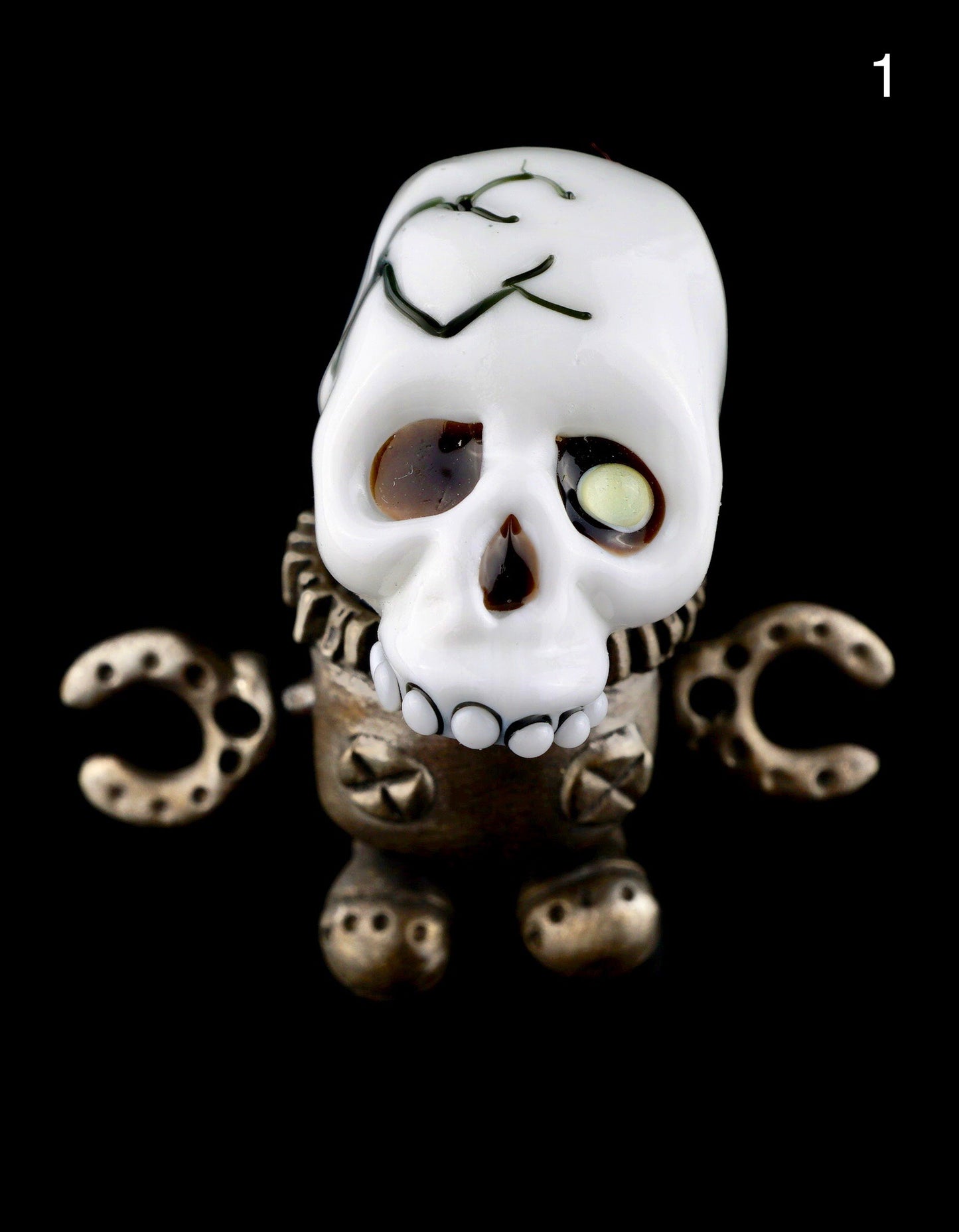 Skull Bot Kinetic Pendants